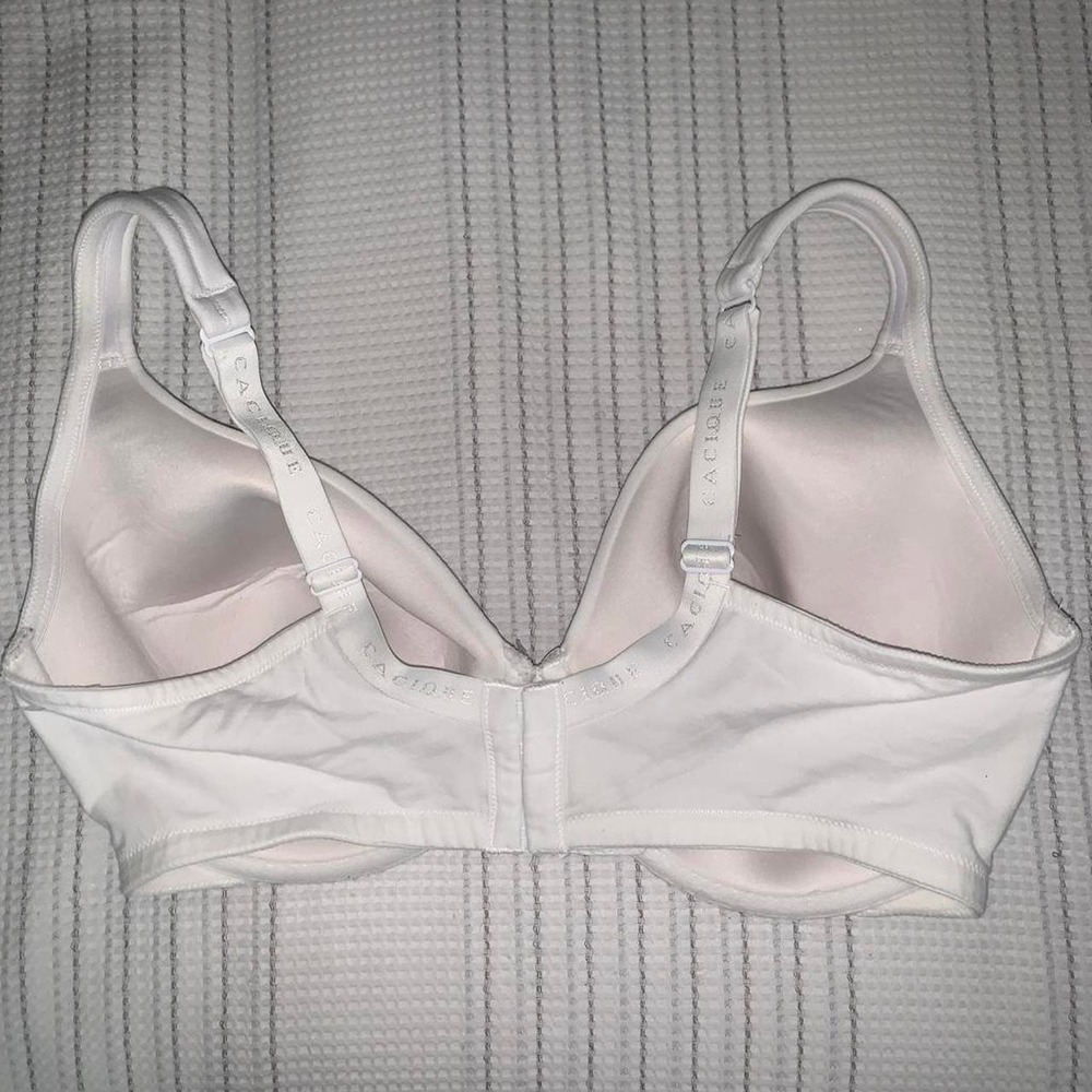 Cacique 38F Full Coverage Lightly Padded Bra Bridal Loungewear Lingere - Picture 3 of 7